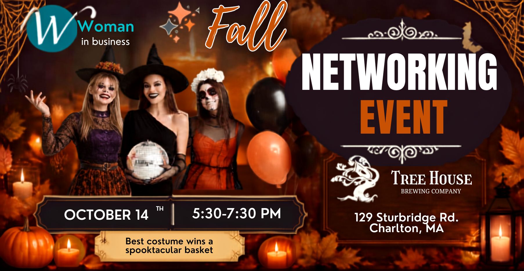 October Networking Event – Wednesday, October 14th 5:30-7:30